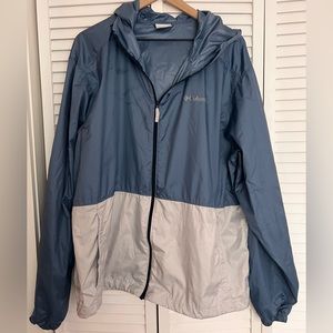 Colombia Blue and White windbreaker